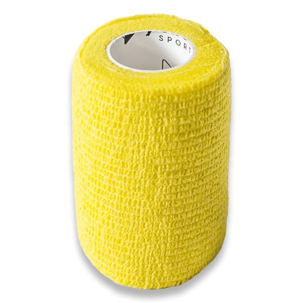 Kohæsiv bandage 7,5 cm x 4,5 m gul