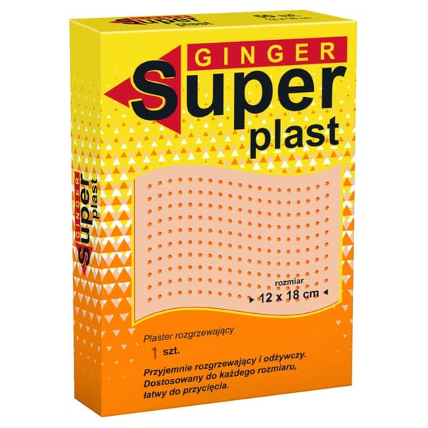 Ginger Super Plast Varmeplaster 12x18cm