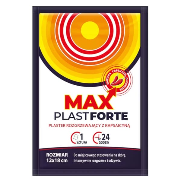 Värmande plåster med capsaicin Forte 12x18cm