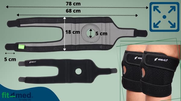 Knæstøtte i neopren, FIT4MED