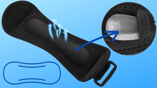 KNÄSTABILISATOR I NEOPREN, MÖNSTER FIT4MED