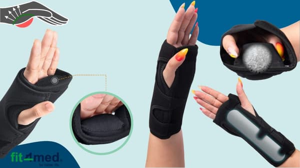 HÅNDLEDSSTYKKE STABILISATOR MED SKINNE