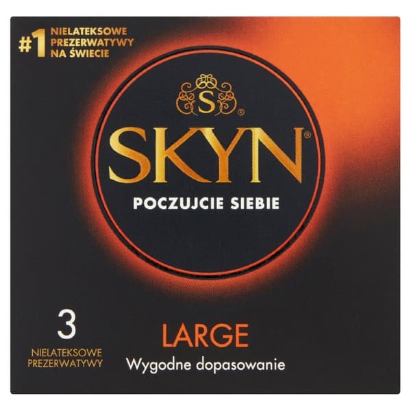 Unimil Skyn store kondomer 3 stk.