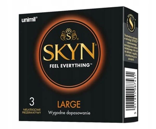 Unimil Skyn store kondomer 3 stk.