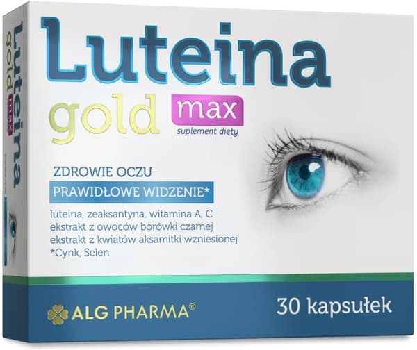 LUTEINA GOLD MAX syn ögon zink selen vitamin C Alg Pharma 30 kapslar
