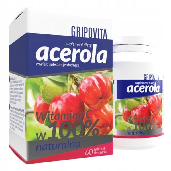 GRINOVITA Acerola 60 tabletter