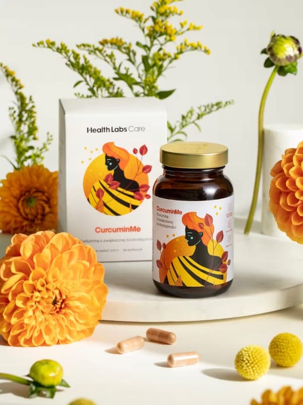 HEALTH LABS CurcuminMe kurkumiini piperiinillä KURKUMA 60 kaps.