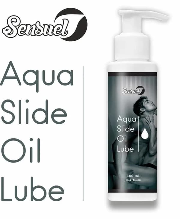 SENSUEL AQUA SLIDE OIL LUBE intimgel MEGET FUGTGIVENDE glidecreme 100 ml