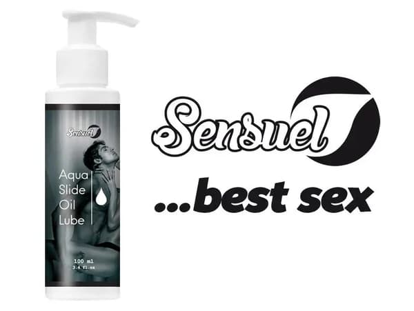 SENSUEL AQUA SLIDE OIL LUBE intimgel MEGET FUGTGIVENDE glidecreme 100 ml