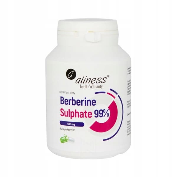 ALINESS Berberinsulfat 99% 400 mg VÆGTTAB BERBERINSULFATER 60 k