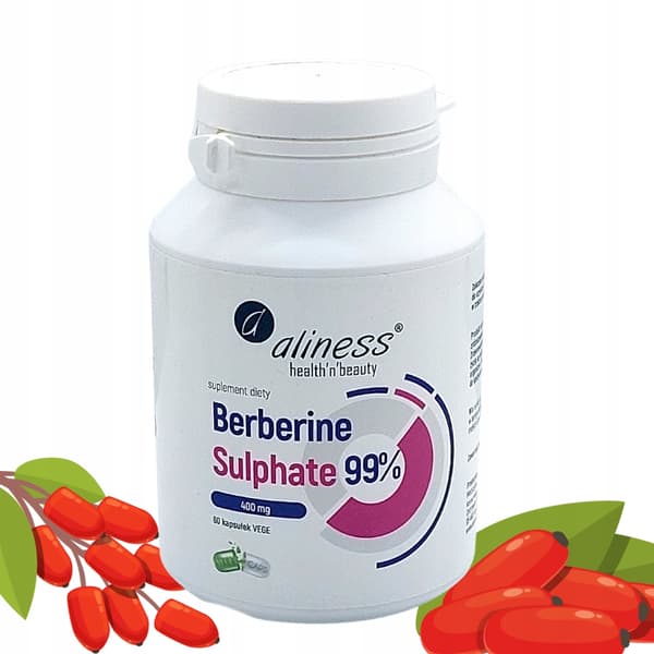 ALINESS Berberinsulfat 99% 400 mg VÆGTTAB BERBERINSULFATER 60 k
