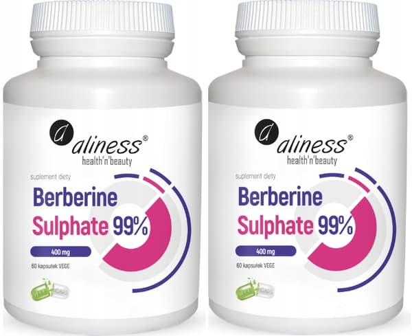 ALINESS Berberinsulfat 99% 400 mg VÆGTTAB BERBERINSULFATER 60 k