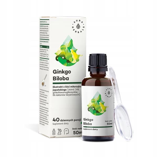 Aura Herbals GINKGO BILOBA Ginkgo biloba ekstrakt 50 ml