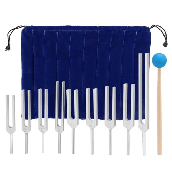Stämgaffelset, 9 delar, aluminiumlegering,9st