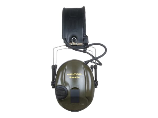3M Peltor SportTac MT16H210F-478-GN - Hörlurar - fullstorlek - kabelansluten - orange, olivgrön