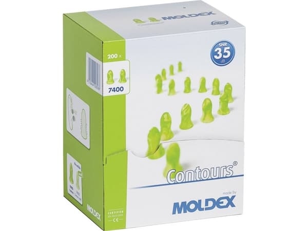 Moldex 740001 Contours Ørepropper 35 dB Envejs 200 Paar