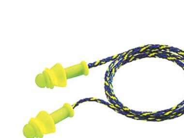 Uvex 2111212, Återanvändbara öronproppar, I öra, Grön, Kabel, 27 dB, Låda