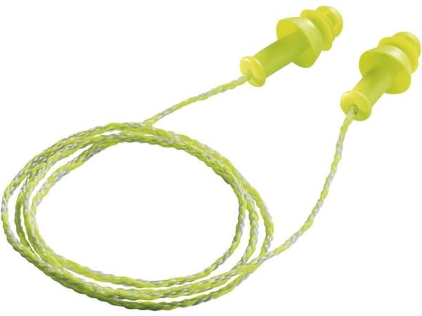 Uvex 2111212, Återanvändbara öronproppar, I öra, Grön, Kabel, 27 dB, Låda