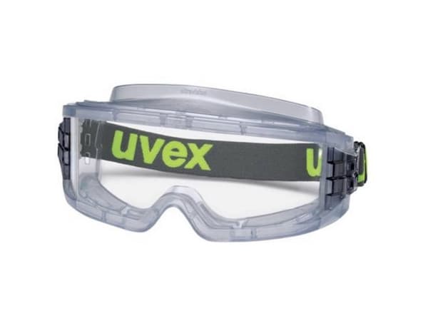 uvex ultravision - Skyddsglasögon - solskydd: UV 2C-1.2 - klar lins - polykarbonat, syntetisk, polyvinylklorid - genomskinlig grå, anthracite / sands