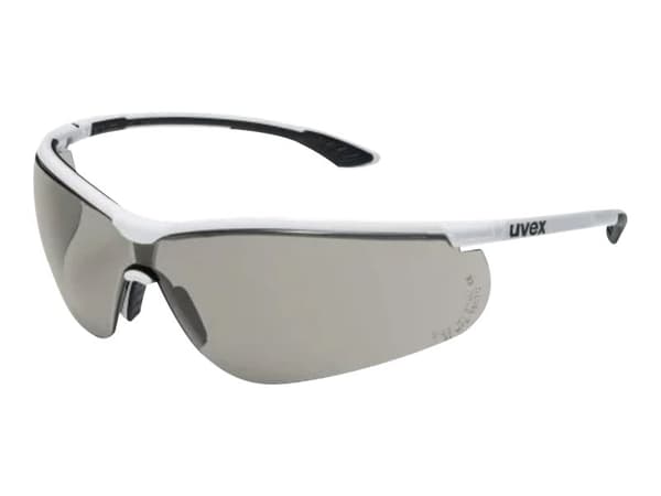uvex sportstyle - Vernebriller - avskygning: UV 2C-1.2 - grått glass - polykarbonat - svart, hvit - PPE Category II