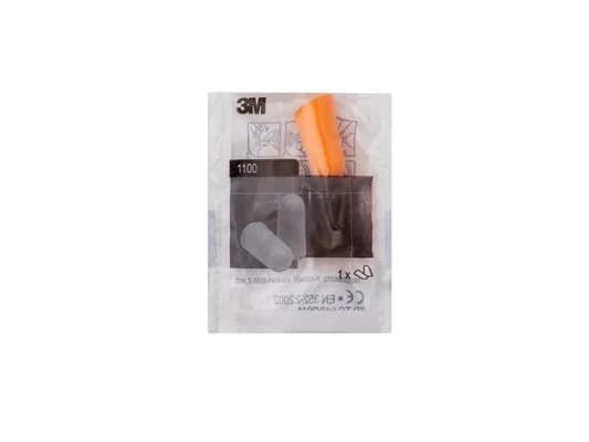3M 1100, Engangsøreplugg, Oransje, Boks, 200 stykker