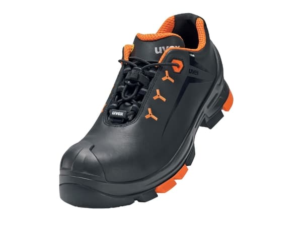 Uvex 65022, Unisex, Aikuinen, Turvakengät, Oranssi, Musta, ESD, S3, SRC, Pikanauhat