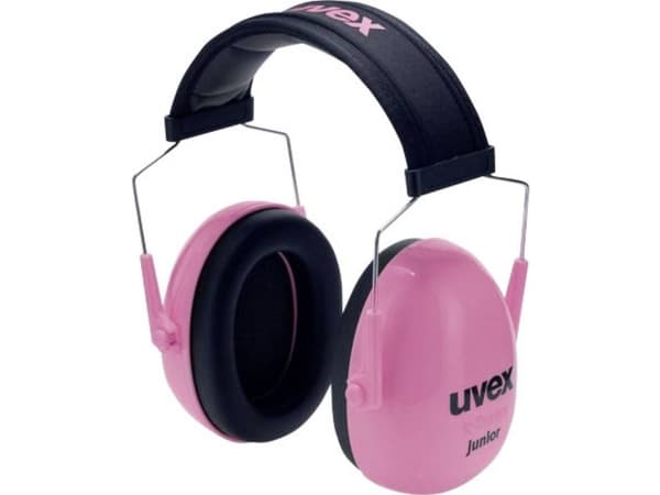Uvex 2600013, Hodebånd, Sort, Rosa, 29 dB, 167 g