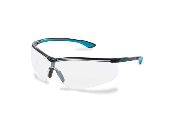 uvex sportstyle - Vernebriller - avskygning: UV 2C-1.2 - klart glass - polykarbonat, termoplastisk elastomer (TPE), polybutylene terephthalate - svar