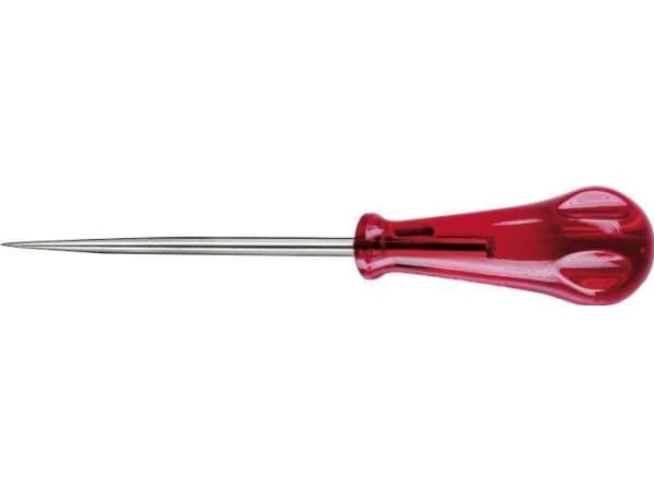 Wiha 301-2, Syl, Spetsig udd, Plast, Röd, 185 mm, 8,5 cm