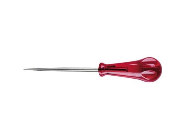 Wiha 301-2, Syl, Spetsig udd, Plast, Röd, 185 mm, 8,5 cm