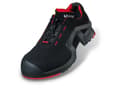 Miniatyrbilde 1 av 5: Uvex 85162, Unisex, Voksen, Vernesko, Sort, Rød, ESD, S3, SRC, Hurtigsnører