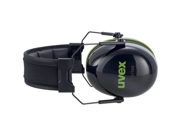 Uvex K10, Pääpanta, Rakentaminen, Musta, Vihreä, 30 dB