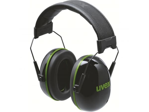 Uvex K10, Pääpanta, Rakentaminen, Musta, Vihreä, 30 dB