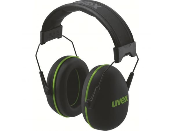 Uvex KX10, Pääpanta, Rakentaminen, Musta, Vihreä, 30 dB