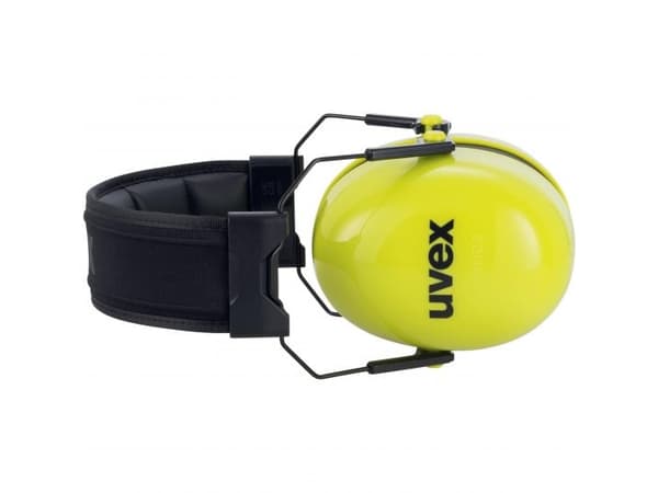 Uvex K20 hi-viz, Hodebånd, Konstruksjon, Gult, 33 dB
