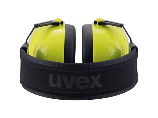 Uvex K20 hi-viz, Hodebånd, Konstruksjon, Gult, 33 dB