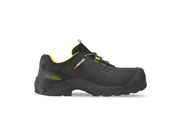 Uvex Heckel Maccrossroad 3.0, Honkoppling, Vuxen, Säkerhetsskor, Svart, Gul, CI, HI, HRO, EN, S3, SRC, Snörning