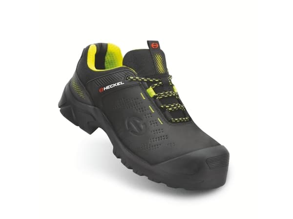 Uvex Heckel Maccrossroad 3.0, Honkoppling, Vuxen, Säkerhetsskor, Svart, Gul, CI, HI, HRO, EN, S3, SRC, Snörning