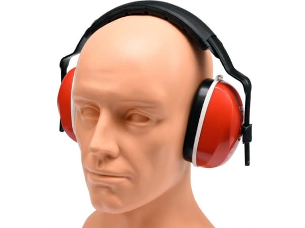 Yato YT-74621, Vuxen, Svart, Röd, ABS, Skum, Polyoximetylen (POM), Polyvinylklorid (PVC), Huvudband, 27 dB, EN 352-1:2002