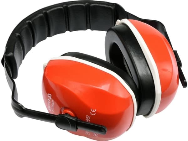 Yato YT-74621, Vuxen, Svart, Röd, ABS, Skum, Polyoximetylen (POM), Polyvinylklorid (PVC), Huvudband, 27 dB, EN 352-1:2002