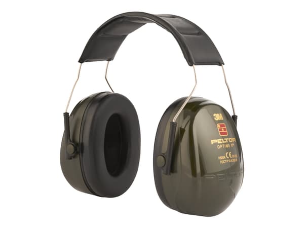 3M Peltor Optime II H520A-407-GQ - Ørevarmere - SNR: 31 dB - NRR: 31 dB - polyuretanskum, ABS-plast, polyvinylklorid (PVC), rustfritt stål - grønn
