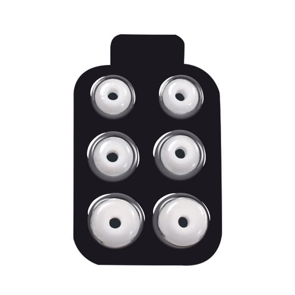 INF Silikoniset korvasuuttimet Beats X, urbeats 3.0 kuulokkeille Valkoinen