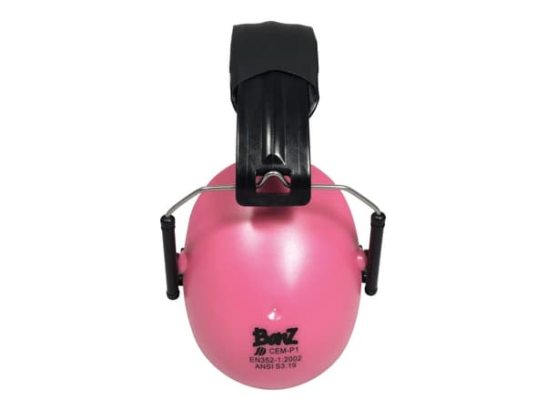 BanZ Kids Solids - Hörselkåpor - NRR: 28 dB - polyuretanskum - rosa blomblad