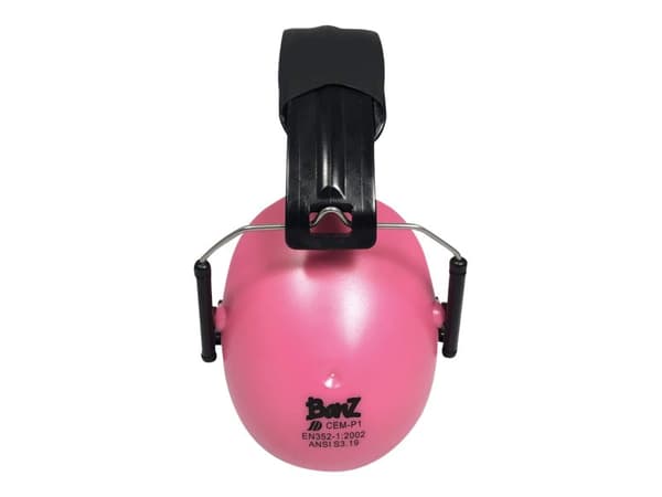 BanZ Kids Solids - Hörselkåpor - NRR: 28 dB - polyuretanskum - rosa blomblad