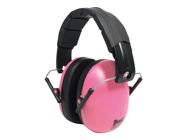 BanZ Kids Solids - Hörselkåpor - NRR: 28 dB - polyuretanskum - rosa blomblad