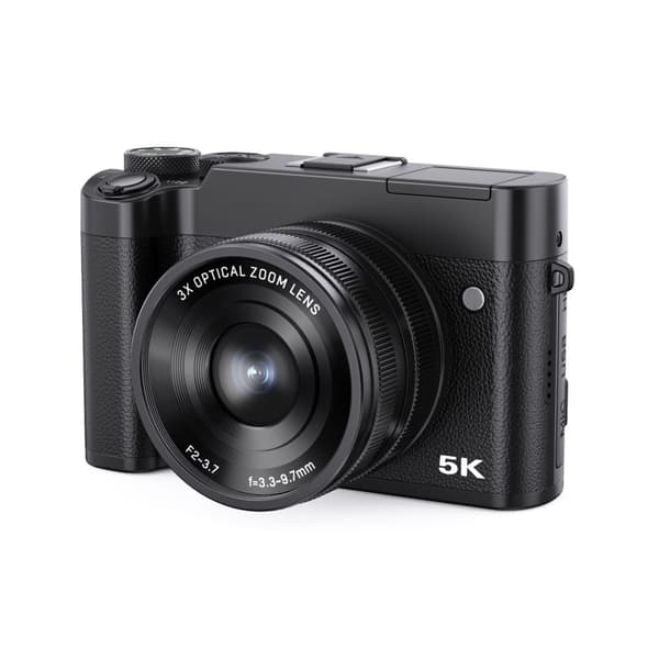 INF Digitalkamera med video 5K 64MP 3x zoom