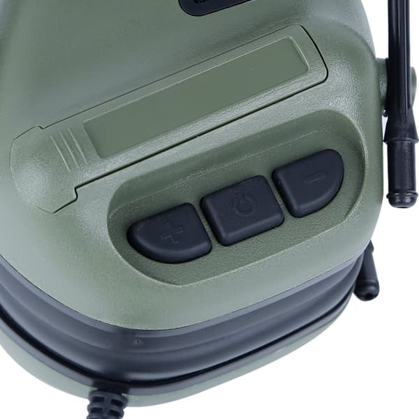 MILITARY Tactical PROFESSIONAL vihreät mikrofonikuulokkeet