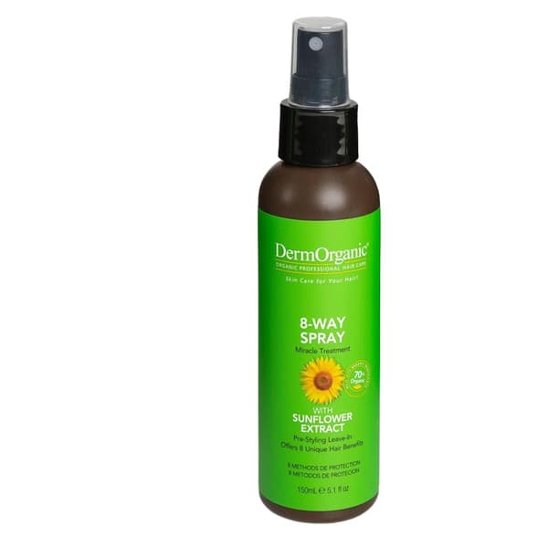 DermOrganic DermOrganic 8 Way Thermal Spray 150ml - Värmeskydd