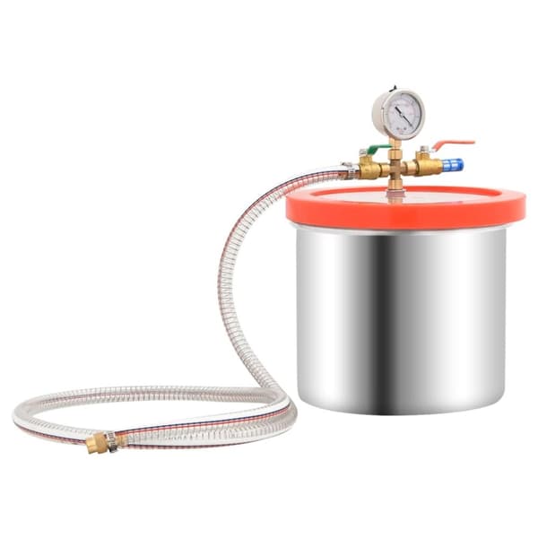 vidaXL Vakuumkammare med 1-stegs pump 7,4 L