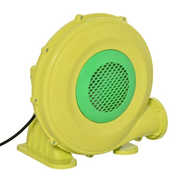 Rootz-puhallinpumppu - sähköinen ilmapumppu - ilmapumppu - 450 W ilmapumppu - keltainen/vihreä - 35 x 26 x 33,5 cm